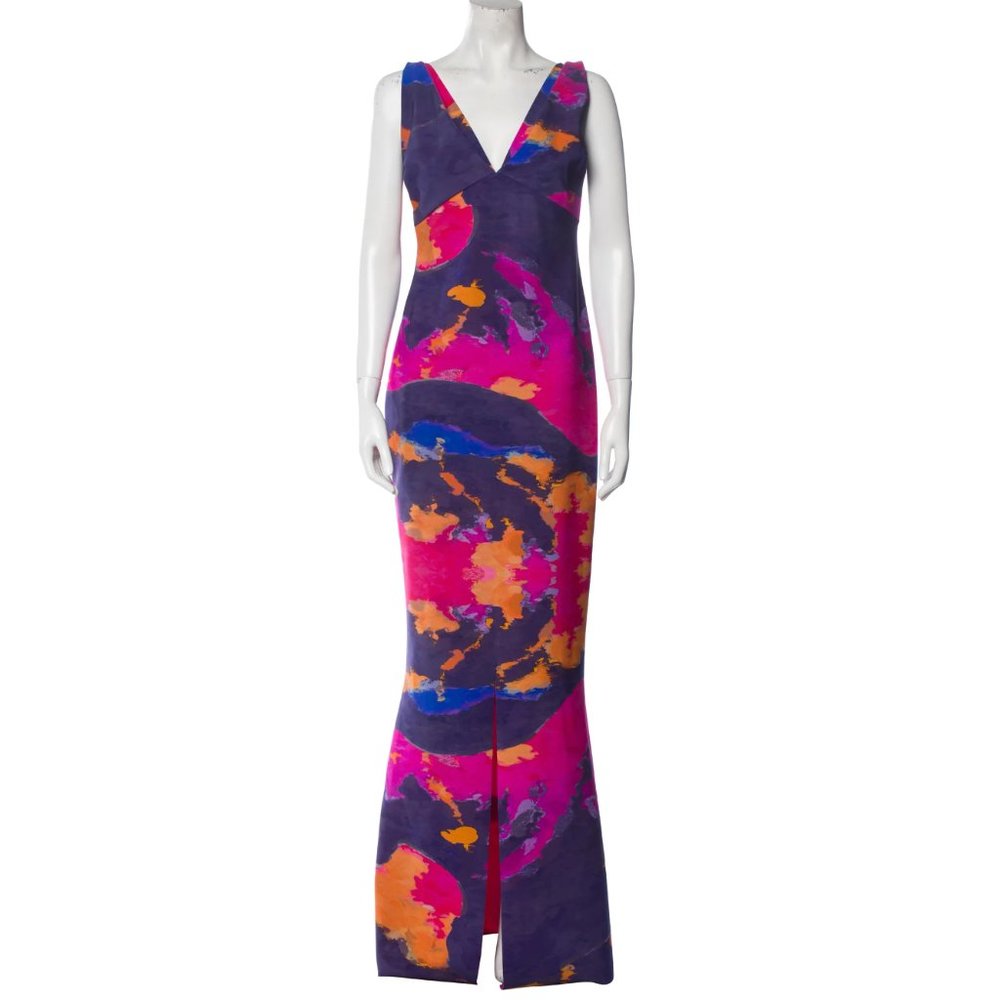 Chiara Boni Manisha Long Tahitian Batik Print Dress - Worn Once, Pure Elegance!